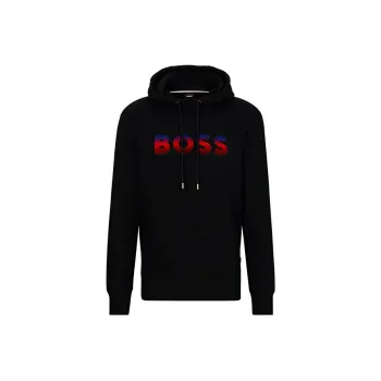 HUGO BOSS Logo print Gradient effect Hoodie