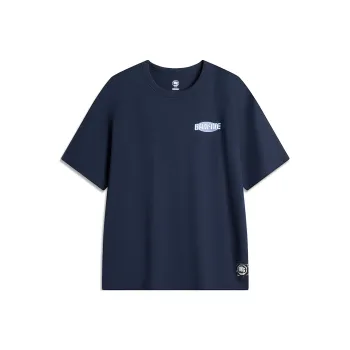 LiNing T Shirt Men's Dark Marine Blue