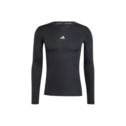 Adidas Free Shipping With AdiClub Techfit Compression Training Long Sleeve Tee