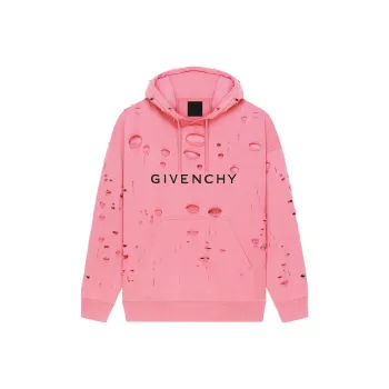 Givenchy Classic Fit Hole Hoodie