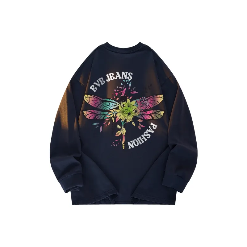 Yiwen Long Sleeved T Shirts Unisex-5
