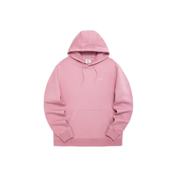 Erke Color Museum Collection Sports Life Collection Sweatshirt Men's Pastel Pink