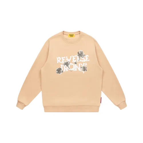 EMPTY REFERENCE x REVERSE IRONY Sweatshirt Unisex Coffee