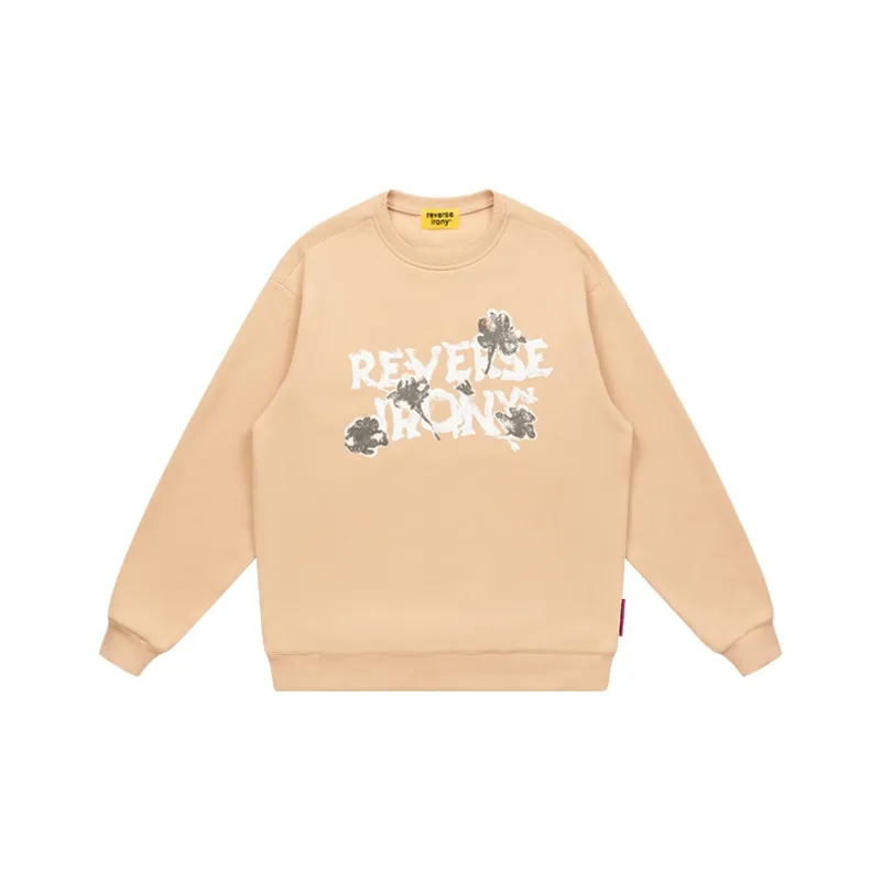 EMPTY REFERENCE x REVERSE IRONY Sweatshirt Unisex Coffee-0