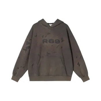 R69 Hooded Loose Fit Sweatshirt Unisex