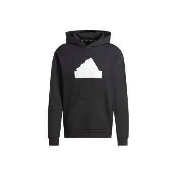 Adidas Future Icons Badge Of Sport Hoodie Sweatshirt Men's Black