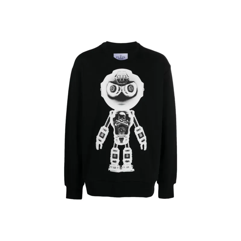 PHILIPP PLEIN Sweatshirts Men Black-0