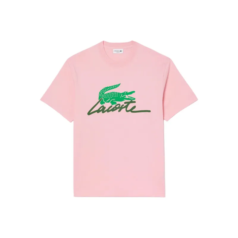 LACOSTE T Shirt Men's Lotus Pink-0