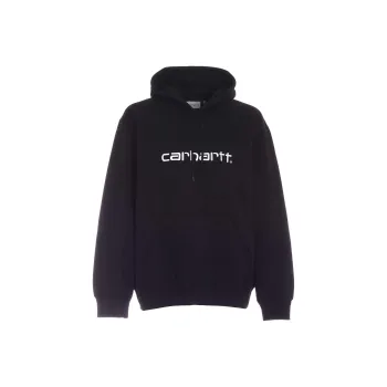 Carhartt WIP Logo Embroidered Drawstring Hoodie