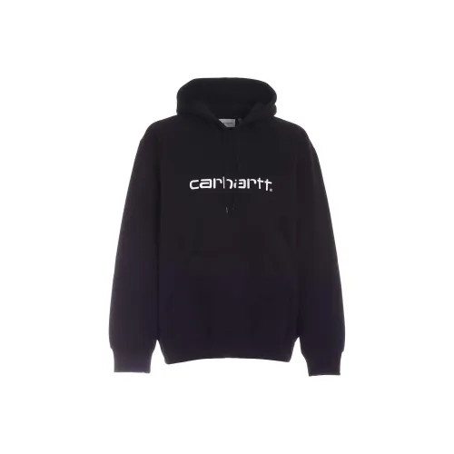 Carhartt WIP Logo Embroidered Drawstring Hoodie