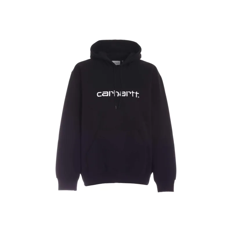 Carhartt WIP Logo Embroidered Drawstring Hoodie-0