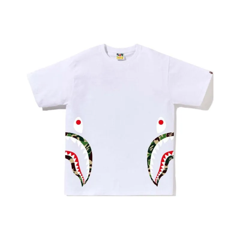 A BATHING APE Abc Camo Side Shark Tee-8
