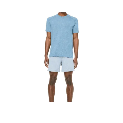 Lululemon Metal Vent Tech T-Shirt Men's Navy Blue/White