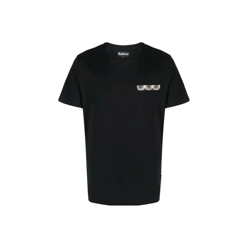 BARBOUR SS24 T Shirt Men's Black-0