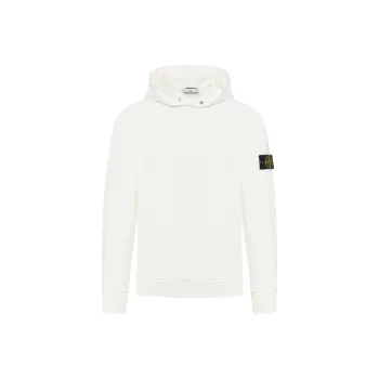 STONE ISLAND Press Stud Fastened Logo Patch Hoodie