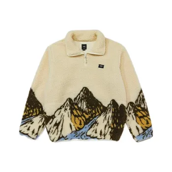 Vans FW22 Mountain Quarter Zip Teddy Pullover Sweatshirt