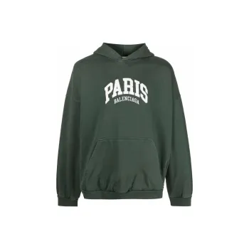 Balenciaga Sweatshirt Regular Fit Men's Green