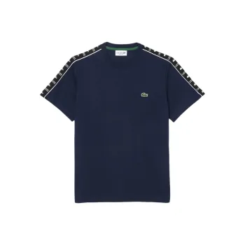 LACOSTE Logo tape Jersey T shirt