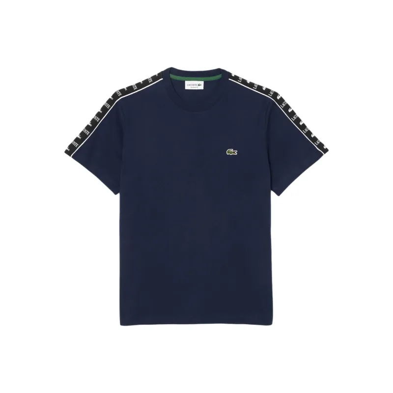 LACOSTE Logo tape Jersey T shirt-0