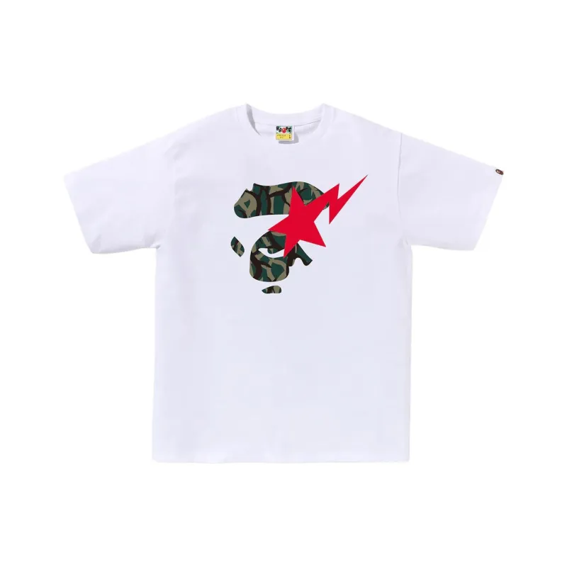 Bape Trial Camo Ape Face Sta Tee-6