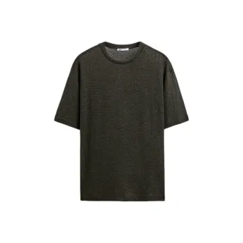 ZARA T Shirts Men Dark Brown