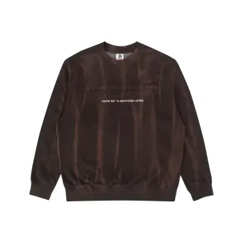 Aape Shimmer finish Embroidered slogan Sweatshirt