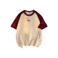 Apricot & Burgundy