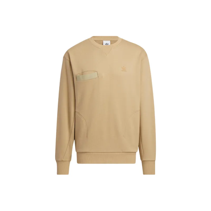 Adidas Originals Ww Crew Sweatshirts Men Khaki-0