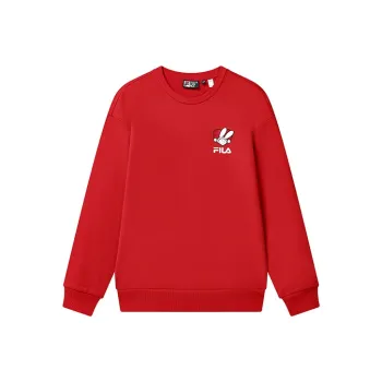 FILA CNY X Buer Rabbit Sweatshirts Unisex Red