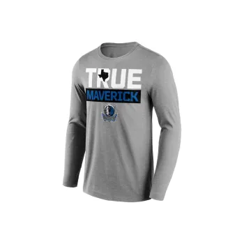 NBA Dallas Cowboys Dallas Mavericks Iconic Hometown Graphic T-Shirt Men's Gray