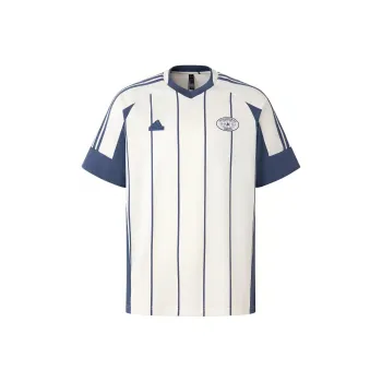 Adidas T Shirt Men's Jade White/Ink Blue