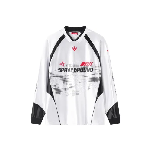 SPRAYGROUND Long Sleeved V Neck T Shirt Unisex