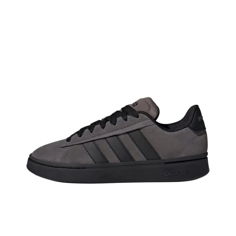 Adidas GRAND COURT ALPHA Anti Slip Wear Resistant Low Top Skateboard Shoes Men's Gray-0