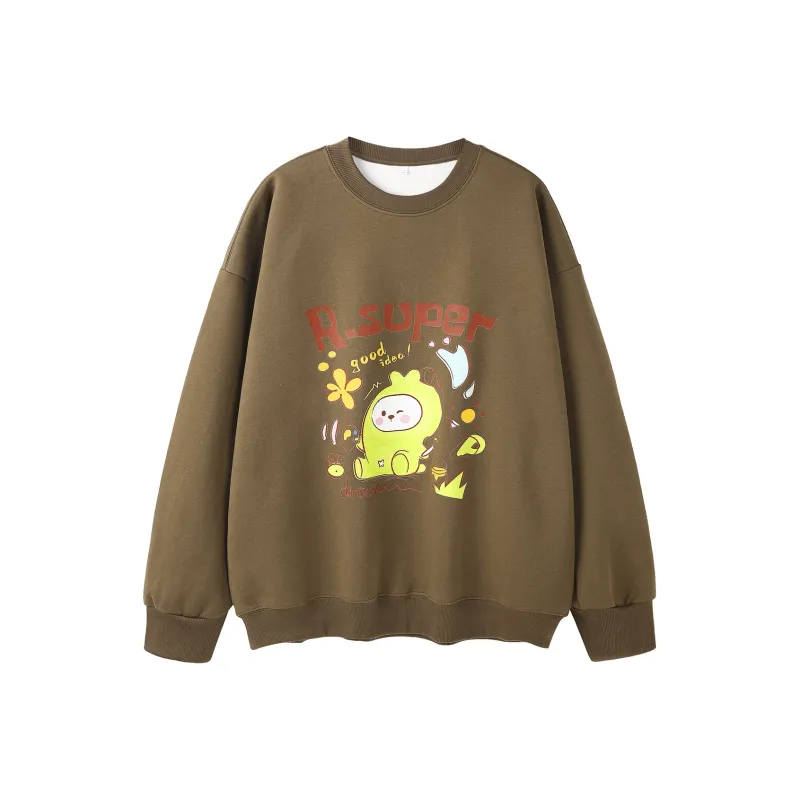 R.super X Monster Letter Co branded Series Sweatshirts Unisex-12