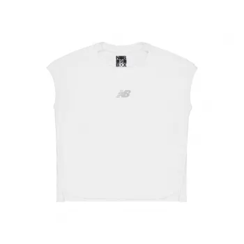 New Balance 9 BOX T Shirt Unisex White