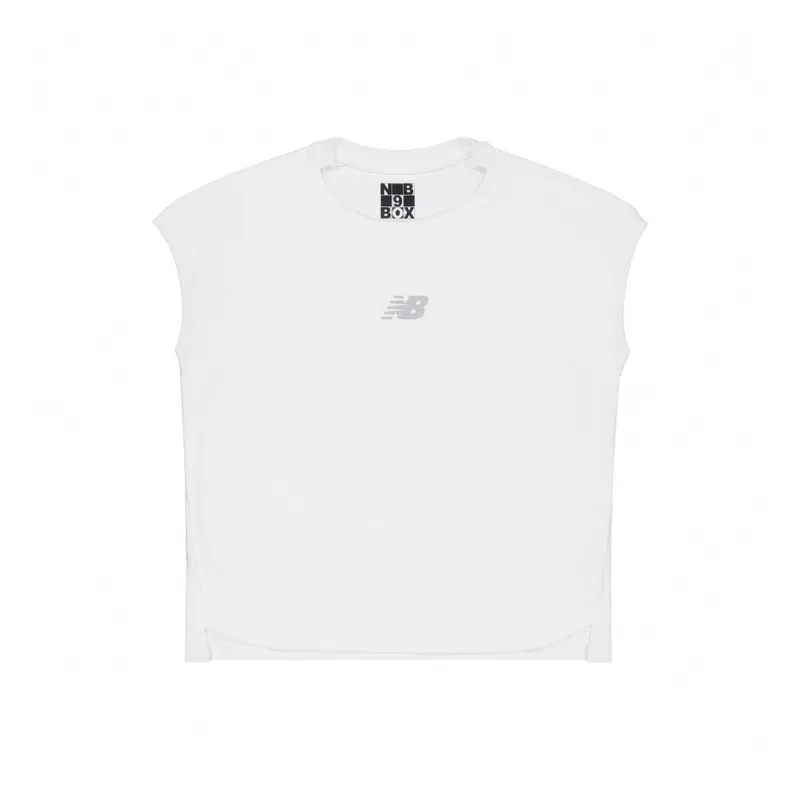 New Balance 9 BOX T Shirt Unisex White-0