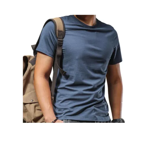Seasonal Words T Shirt Men's Navy Blue