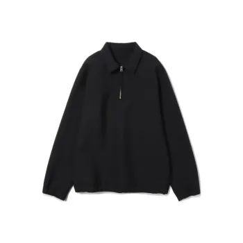 Sacai Suiting Bonding Pullover Sweatshirt Men's Black
