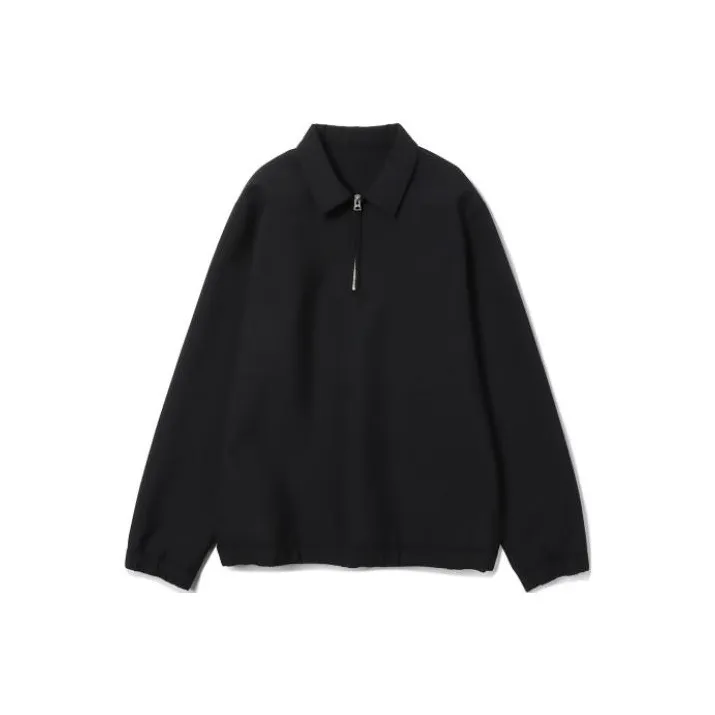 Sacai Suiting Bonding Pullover Sweatshirt Men's Black-0
