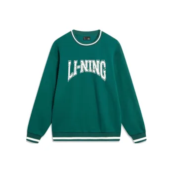LiNing Sports Life Collection Sweatshirt Unisex Deep Ink Green