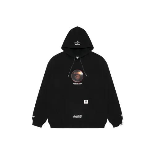 Aape X Coca Cola Moonface Graphic Hoodie