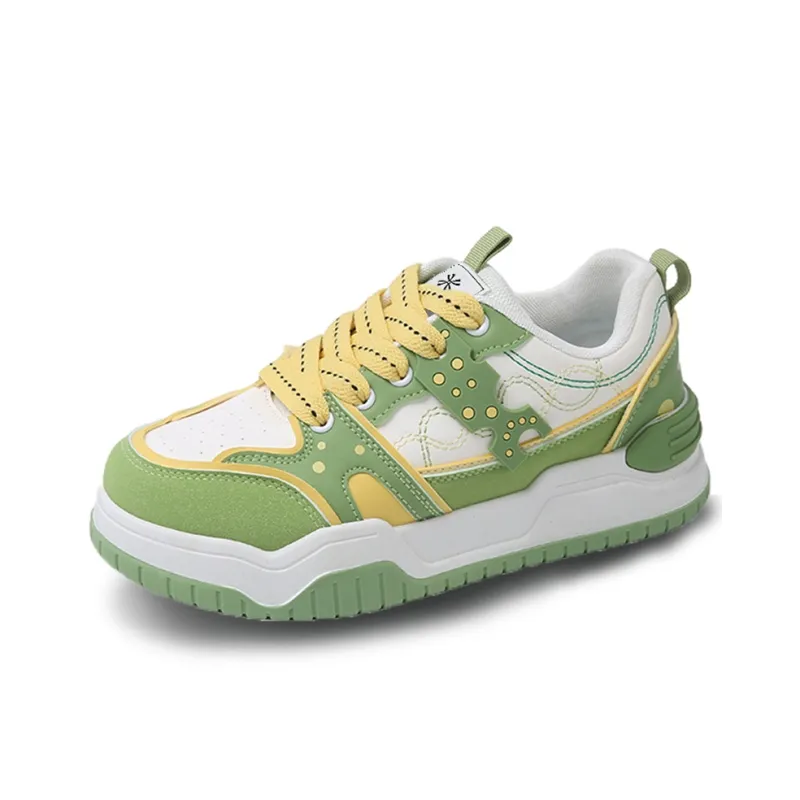 YUZHAOLIN Anti Slip And Wear Resistant Height Increasing Low Top Skateboard Shoes Women's-18