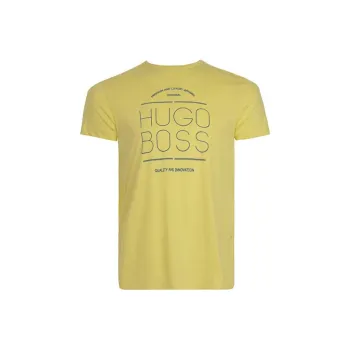 HUGO BOSS T Shirts Men Yellow