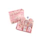 Straw Cup+Pen Holder Night Light+Pencil Sharpener+Pencil+Headband+Hair Clip+Rabbit+Box