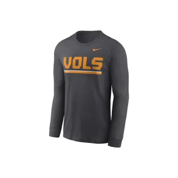 Nike Tennessee Volunteers Volunteer State Smokey Grey Logo Men's Nike College Long Sleeve T Shirt