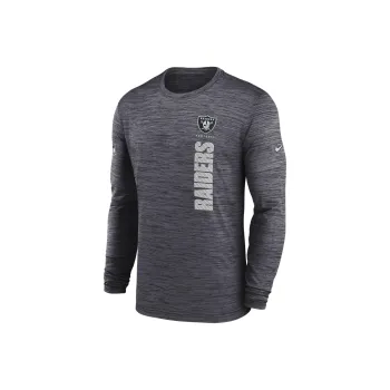 Nike Las Vegas Raiders Sideline Velocity Men's Nike Dri FIT Nfl Long Sleeve T Shirt