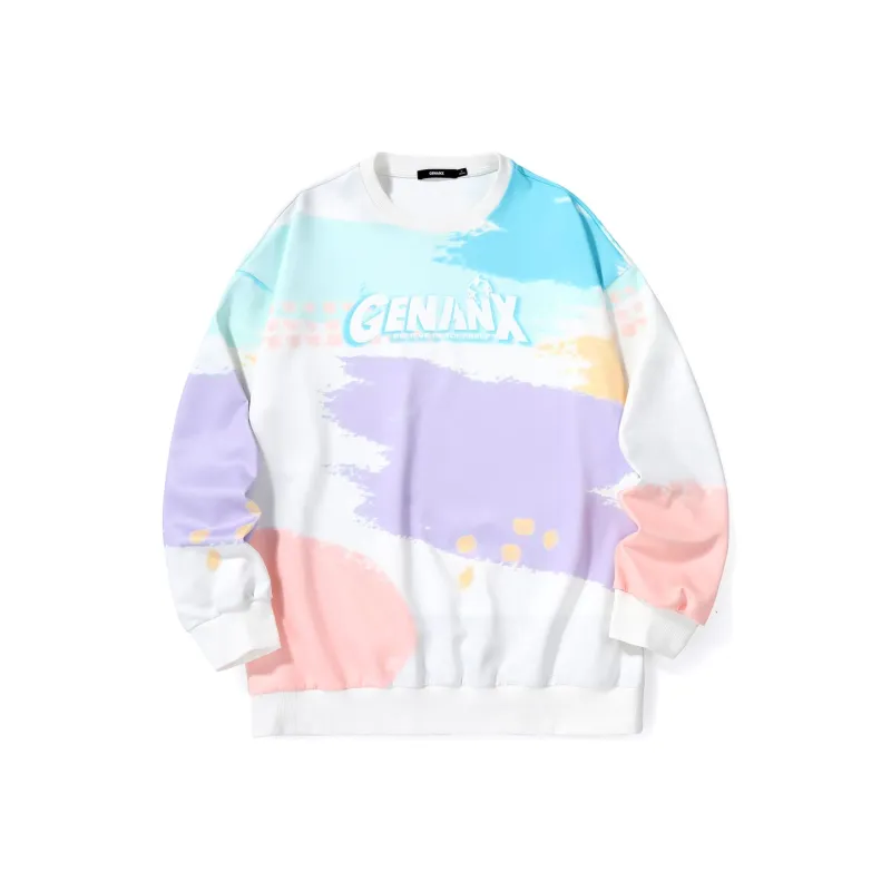 GENANX Sweatshirt Unisex Dazzling Print-0