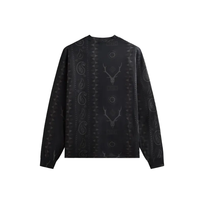 KITH X South2 West8 Columbia Paisley Stripe Terminal Tackle Long Sleeve-1