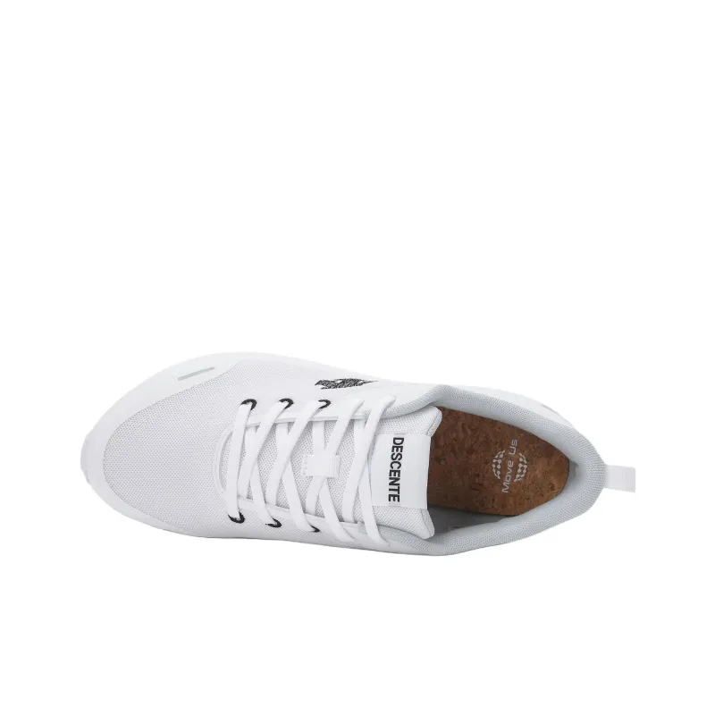 DESCENTE Day Lite Anti Slip Wear Resistant Low Top Casual Shoes Unisex White-2