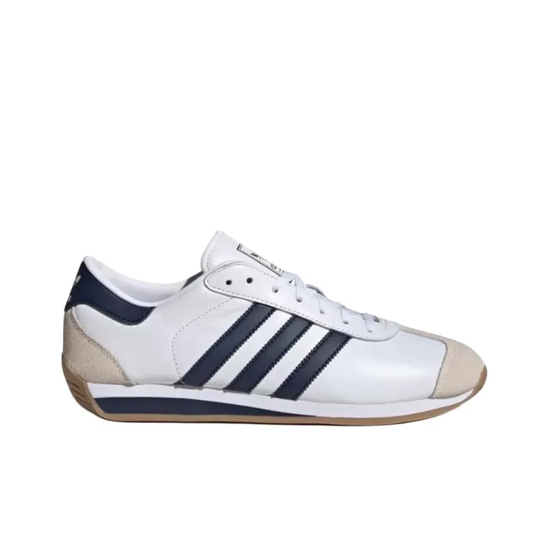 Adidas Originals Country 2 Abrasion Resistant Slip Resistant Low Top Casual Shoes Men's White-1